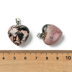 Colgantes naturales rhodonite&nbsp;G-F820-10A-26