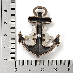 Tibetischer stil Aluminium Anhänger & Charms&nbsp;PALLOY-A007-02R