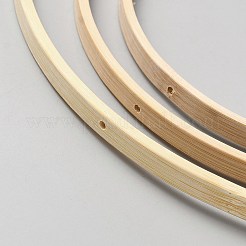 3 x Ring-DIY-Windspielhalter-Set aus Bambus.&nbsp;AJEW-WH0314-565G