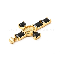 Acumular colgantes de chapado de latón&nbsp;KK-D087-16G-02