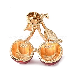Broschen mit Anhänger aus Emaille&nbsp;AL-E001-01B