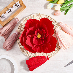 6 Stück künstliche Blumen aus Krepppapier&nbsp;DIY-WH20007-272B