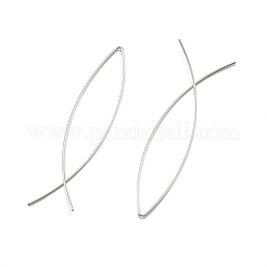 Orecchini in ottone minimalista&nbsp;EJEW-TA0010-01S