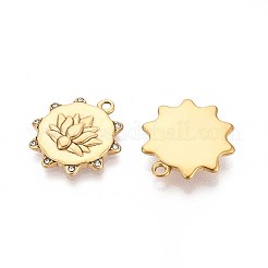 Placcatura ionica (ip) ciondoli in strass in acciaio inossidabile 304&nbsp;STAS-N109-254G