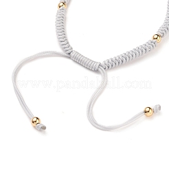 Geflochtene Nylonschnur Armbandherstellung&nbsp;AJEW-JB00764-04