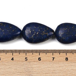 Synthetische Howlith-Imitation Lapislazuli-Perlenstränge&nbsp;G-S393-14A-18x25