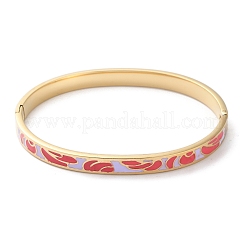 Bracelets à charnière en acier inoxydable 304 pour femmes&nbsp;BJEW-K263-04G-01