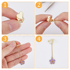 16 paio di orecchini a clip in lega con 8 stili&nbsp;FIND-FH0008-05