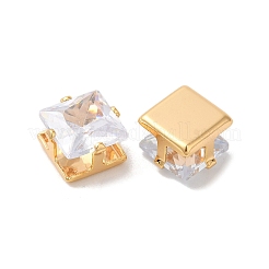 Cabochon in ottone con zirconi trasparenti&nbsp;LS-STAS-M294-30B