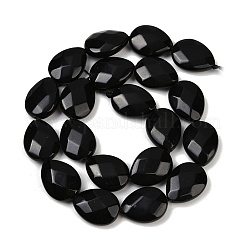 Natürliche schwarze Obsidian Perlen Stränge&nbsp;G-F795-A01