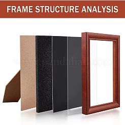 Présentoir de pièces de monnaie de défi militaire en bois&nbsp;AJEW-WH0263-19