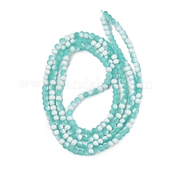 Perle di vetro crepitio smerigliato&nbsp;X1-GLAA-U001-4mm-M02