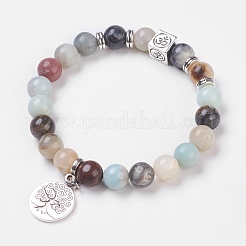 Natürlichen Edelstein Stretch-Armbänder&nbsp;BJEW-JB03771