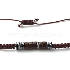 Set di braccialetti elastici codice morse speranza&nbsp;BJEW-JB07352-05