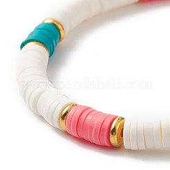 4 Uds. Juego de pulseras elásticas heishi de arcilla polimérica hecha a mano con 4 estilos&nbsp;BJEW-TA00237