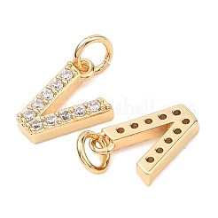 Pendentifs en laiton Shegrace avec micro-pavé de zircone cubique transparente&nbsp;XGRQ29776-394G-V