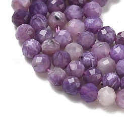 Chapelets de perles de charoite naturel&nbsp;GG-CBA5A1A-A03-03