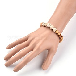 Querholz Perlen Stretch-Armbänder&nbsp;BJEW-JB02218