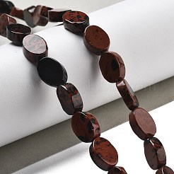 Natur Mahagoni Obsidian Perlen Stränge&nbsp;G-P559-B16-01