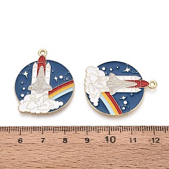 Emaille Anhänger Legierung&nbsp;ENAM-T021-76A-G