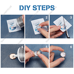 Kit de diy para hacer eslabones redondos planos&nbsp;DIY-SC0018-10