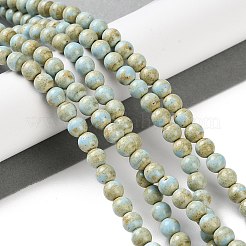 Fili di perline di agata alashan arcobaleno naturale&nbsp;G-NH0022-A-01