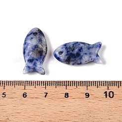 Pendentifs en jaspe tache bleue naturelle&nbsp;X-G-N342-106F