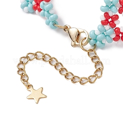 Bracciali a maglie in acciaio inossidabile 304&nbsp;BJEW-MZ00141