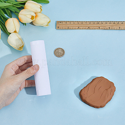 Rouleau de texture d'argile avec manche en acrylique&nbsp;DIY-WH0750-443