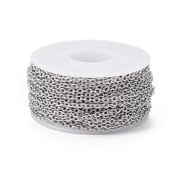 Cadenas de cable texturizadas de acero inoxidable 304 resistentes al deslustre&nbsp;CHS-H012-01P