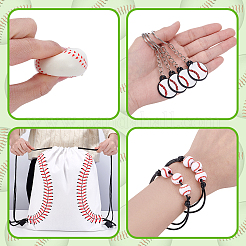 15 Stück Acryl-Perlenarmband im Sport-Design für Damen und Herren&nbsp;BJEW-JOY0001-08