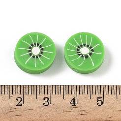 Handgemachte Polymer Clay Perlen mit Obst- und Gemüsemotiv&nbsp;CLAY-F006-02M