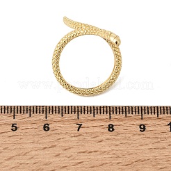 Offene Manschettenringe aus Messing für Damen&nbsp;RJEW-K264-12G