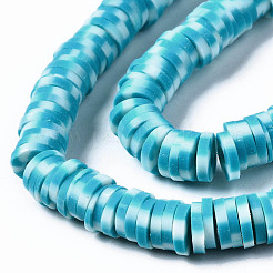 Chapelets de perle en pâte polymère manuel&nbsp;CLAY-N008-010O