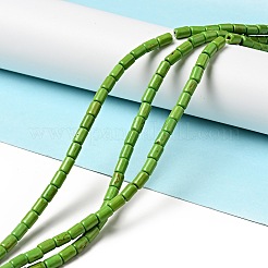 Chapelets de perles en turquoise synthétique&nbsp;X-TURQ-G120-4x6mm-08