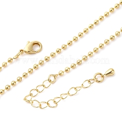 Colliers à chaîne à billes en laiton de 2 mm&nbsp;MAK-L045-07G