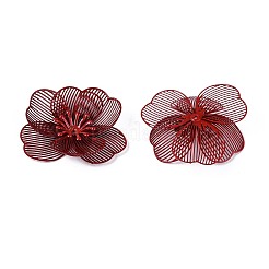 Capuchons de perles en fer peints au pistolet&nbsp;IFIN-N013-05A