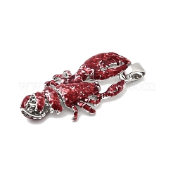 Pendentifs d'émail en laiton &nbsp;KK-A277-03P-02