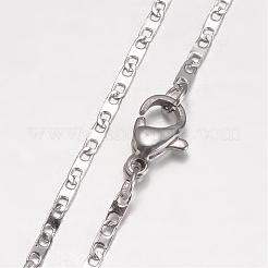 Collana in acciaio inossidabile 304 anti-ossidazione&nbsp;MAK-K062-11B-P