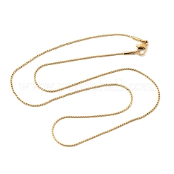 Unisex-Halsketten aus Edelstahl 304 im Boston-Stil&nbsp;NJEW-K305-16G