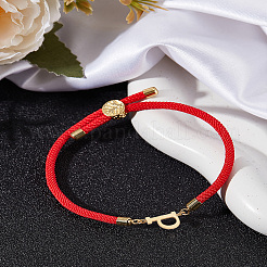 1 pulsera deslizante con cordón de nailon ajustable para mujer&nbsp;BJEW-LP0001-32P-02