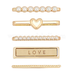 Set di ciondoli per cinturini per orologi in lega a forma di cuore&nbsp;AJEW-CN0006-39
