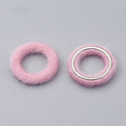 Anelli di collegamento ricoperti in pelliccia di visone sintetico&nbsp;LS-X-WOVE-N009-07K