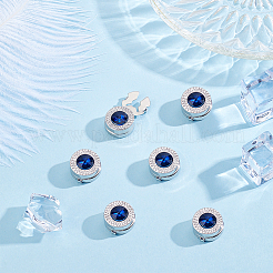 3 paire de boutons de manchette en alliage et strass&nbsp;BUTT-ME0001-37C