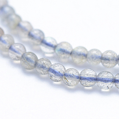 Perline labradorite naturale fili&nbsp;G-P342-09-3mm-AB+