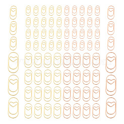 200 Uds. 4 clips de papel de acero al carbono estilo&nbsp;FIND-TA0002-17