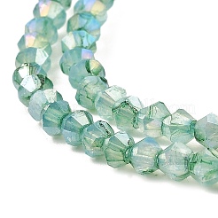 Abalorios de vidrio jade de imitación hebras&nbsp;GLAA-P058-02A-03
