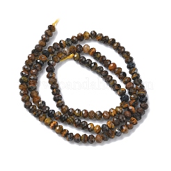 Natürlichen Tigerauge Perlen Stränge&nbsp;G-L651-B04-4x3mm-01