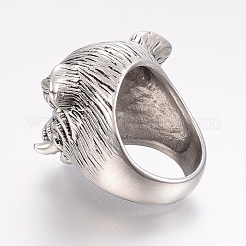 Fingerringe aus Edelstahl 304&nbsp;RJEW-G091-08