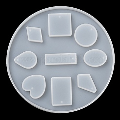 Stampi in silicone con ciondolo fai da te a forma geometrica&nbsp;DIY-E070-01A